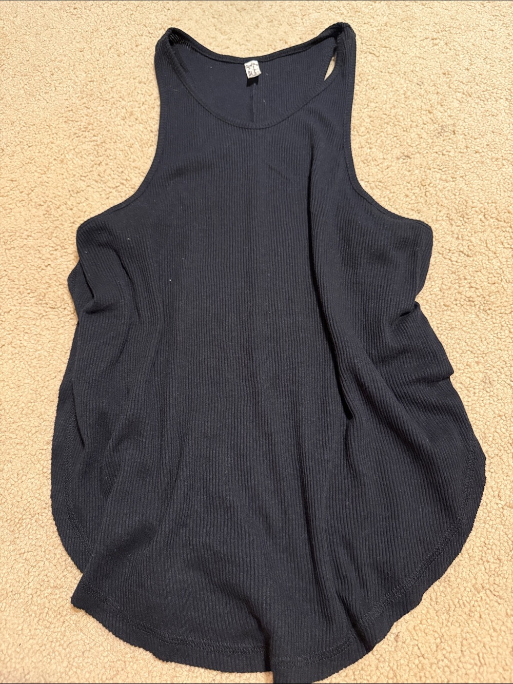 Free People Black Tank